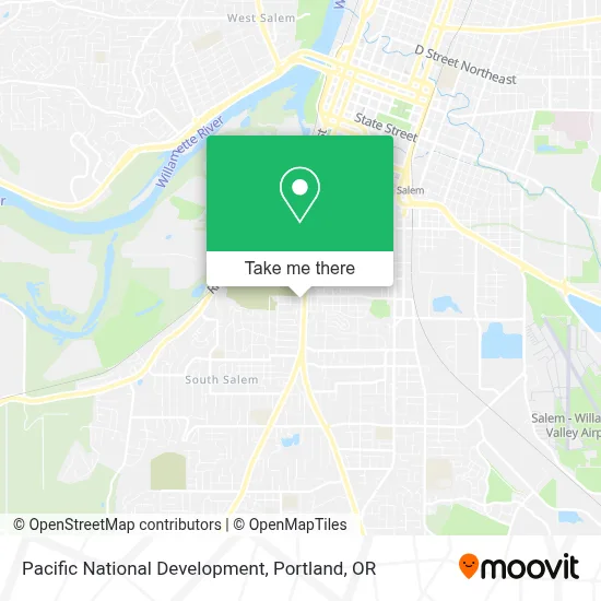 Pacific National Development map