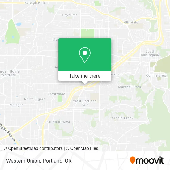 Western Union map
