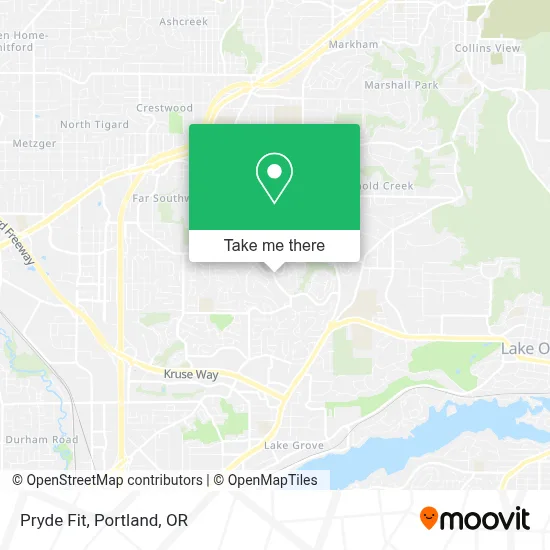 Pryde Fit map