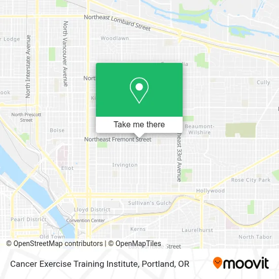Cancer Exercise Training Institute map