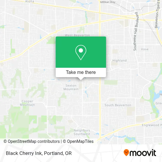 Black Cherry Ink map