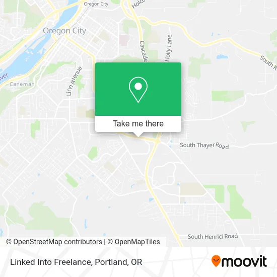 Linked Into Freelance map