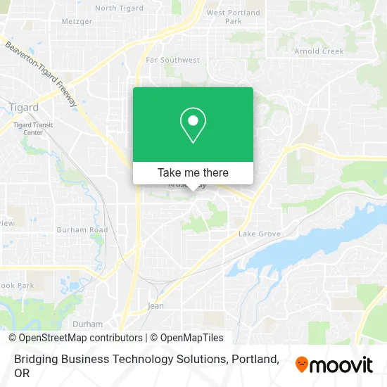 Bridging Business Technology Solutions map