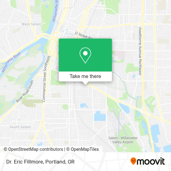 Dr. Eric Fillmore map