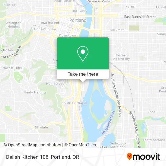 Delish Kitchen 108 map