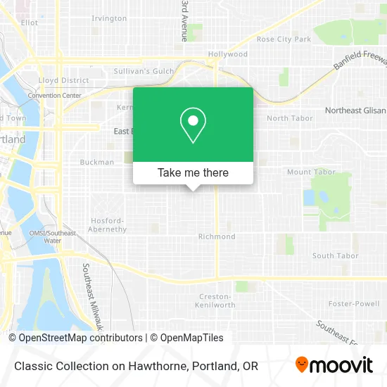 Classic Collection on Hawthorne map
