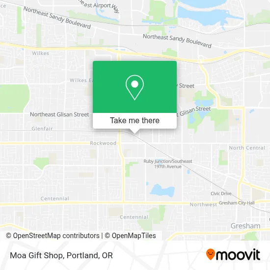 Moa Gift Shop map