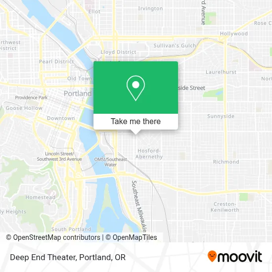 Deep End Theater map
