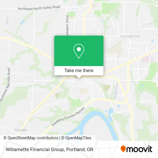 Willamette Financial Group map