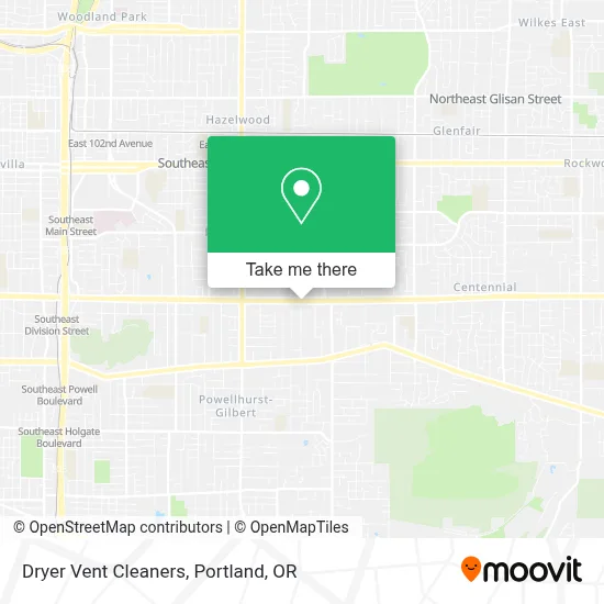 Dryer Vent Cleaners map