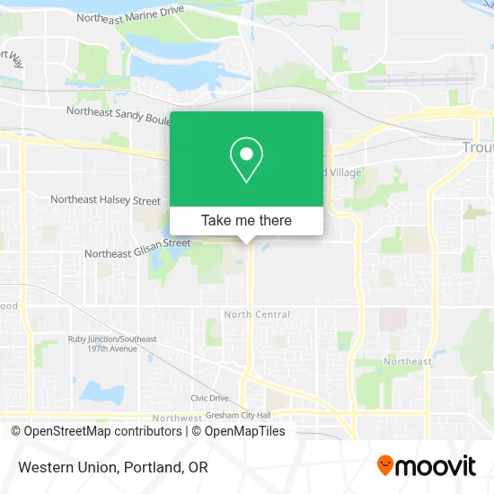 Western Union map