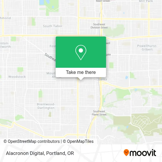 Alacronon Digital map