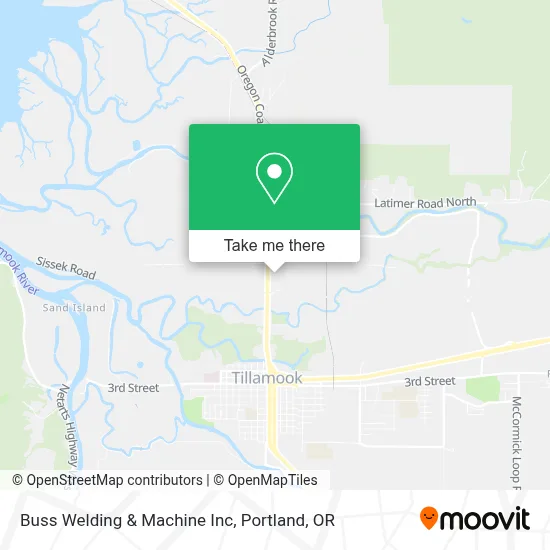 Buss Welding & Machine Inc map