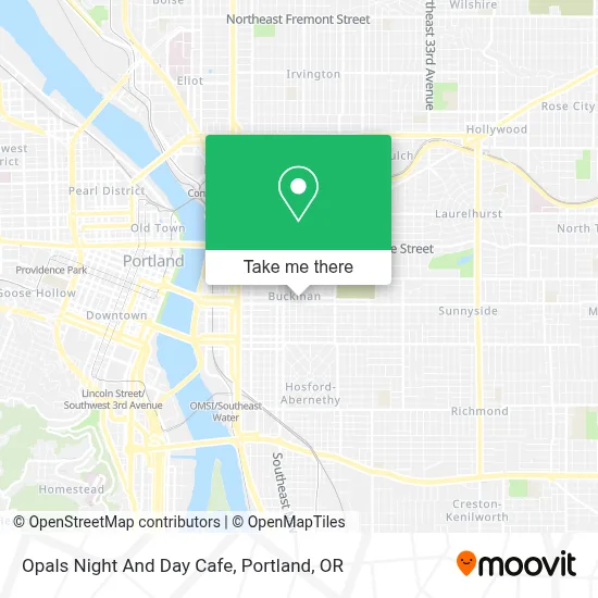 Opals Night And Day Cafe map