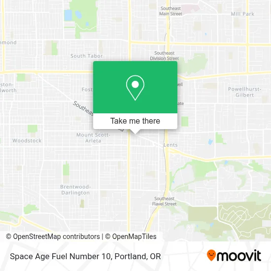 Space Age Fuel Number 10 map