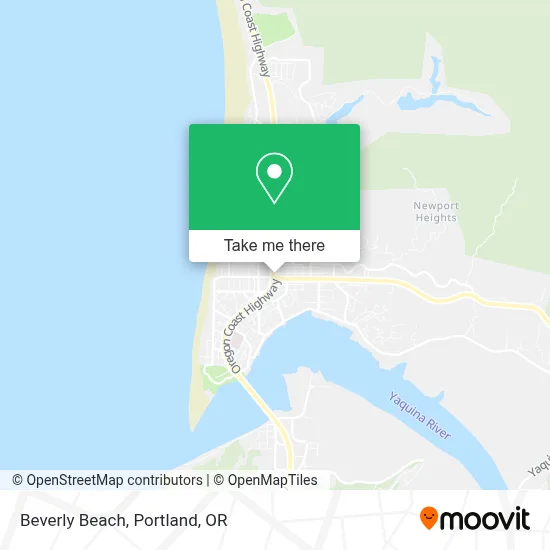 Beverly Beach map