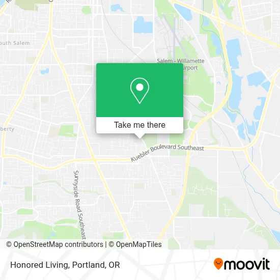 Honored Living map