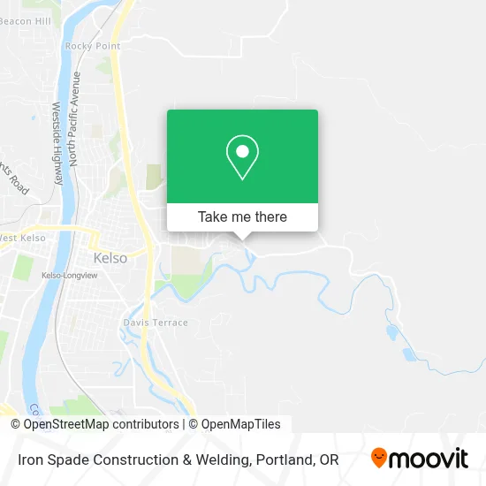 Iron Spade Construction & Welding map