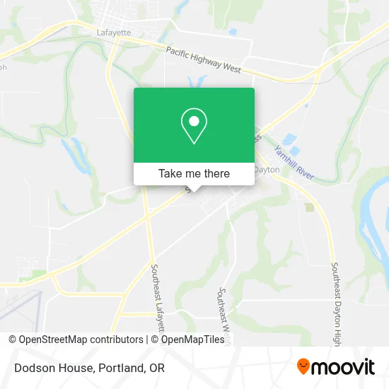Dodson House map