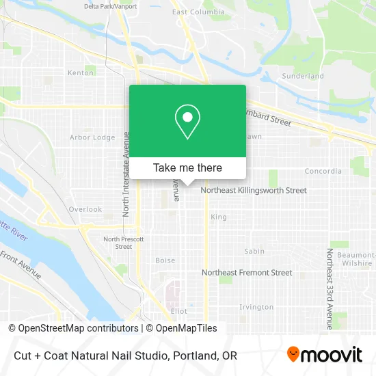 Cut + Coat Natural Nail Studio map