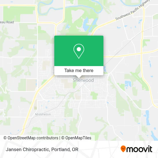 Jansen Chiropractic map