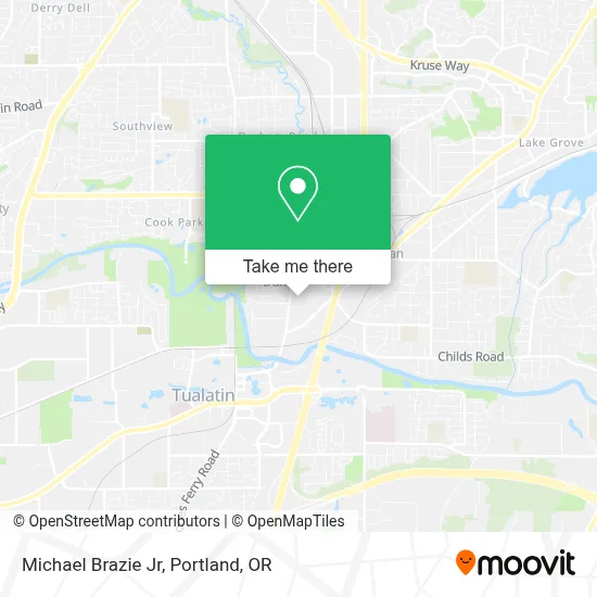 Michael Brazie Jr map