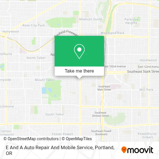 E And A Auto Repair And Mobile Service map