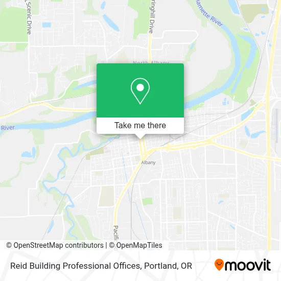 Reid Building Professional Offices map