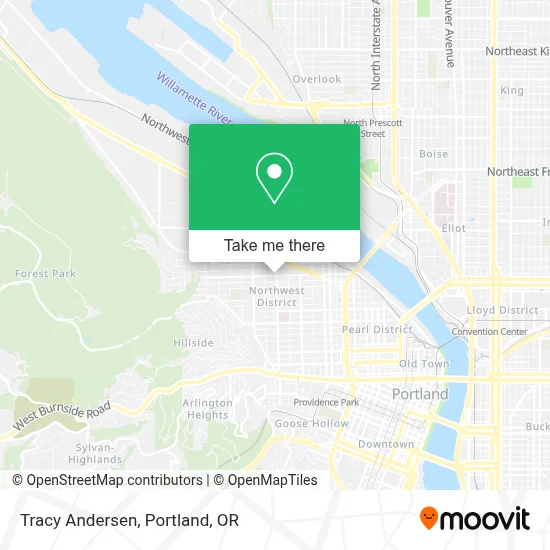 Tracy Andersen map