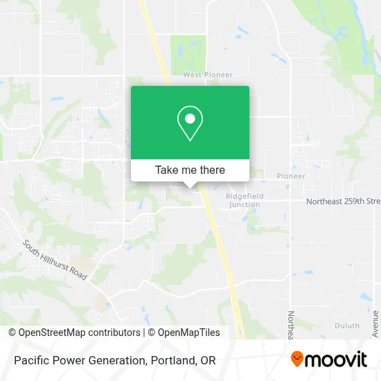 Pacific Power Generation map