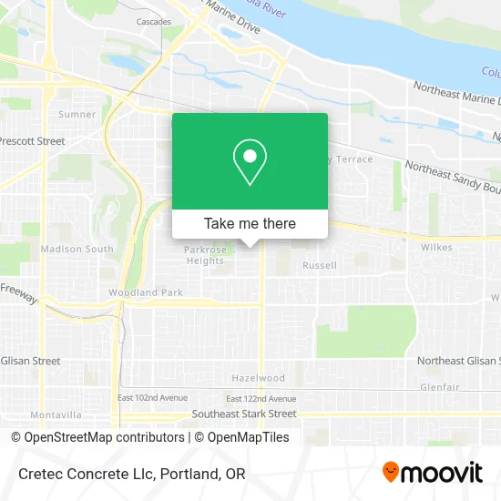 Cretec Concrete Llc map