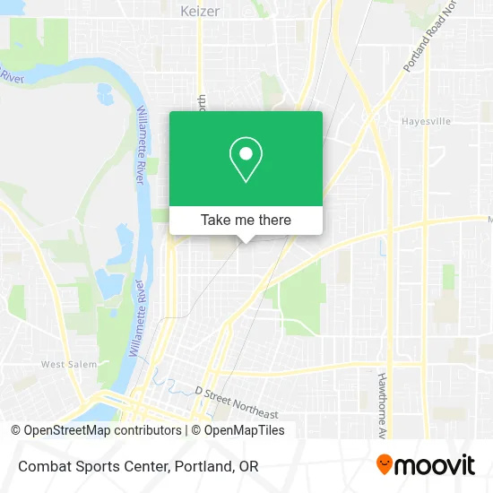 Combat Sports Center map