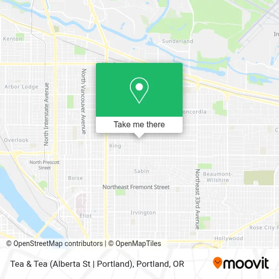 Tea & Tea (Alberta St | Portland) map