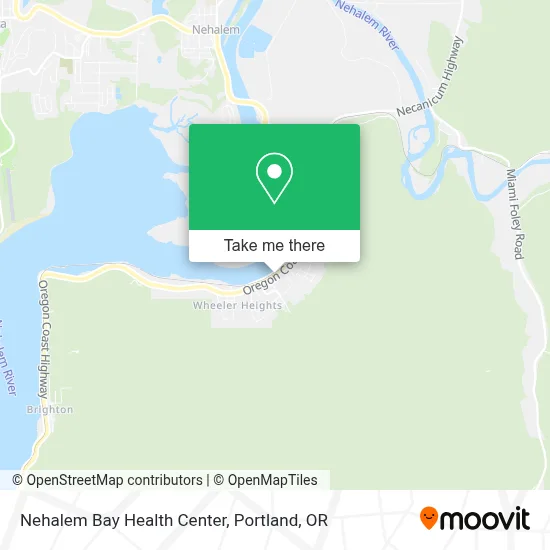 Nehalem Bay Health Center map