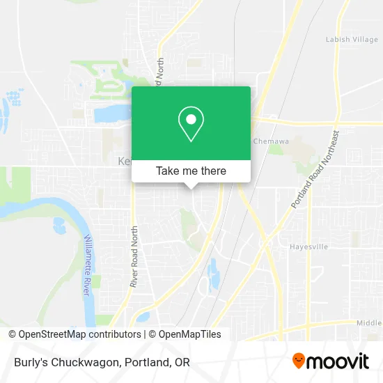 Burly's Chuckwagon map