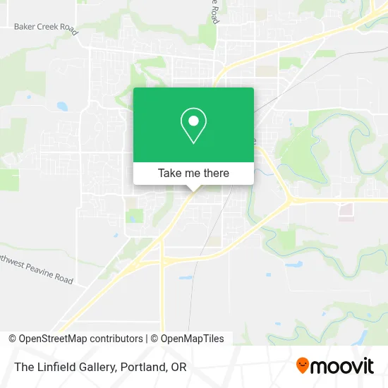 The Linfield Gallery map