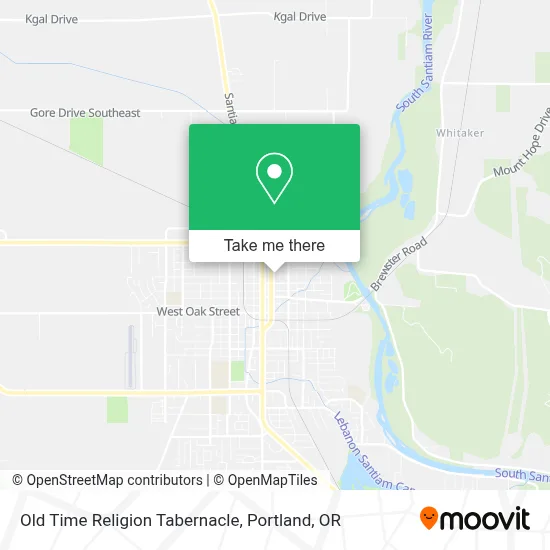 Old Time Religion Tabernacle map