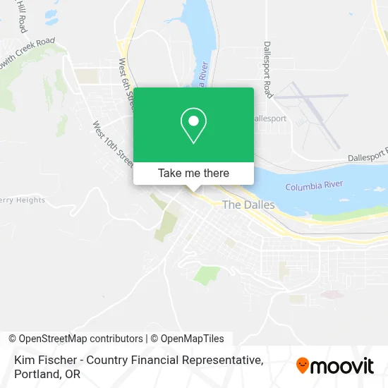 Kim Fischer - Country Financial Representative map