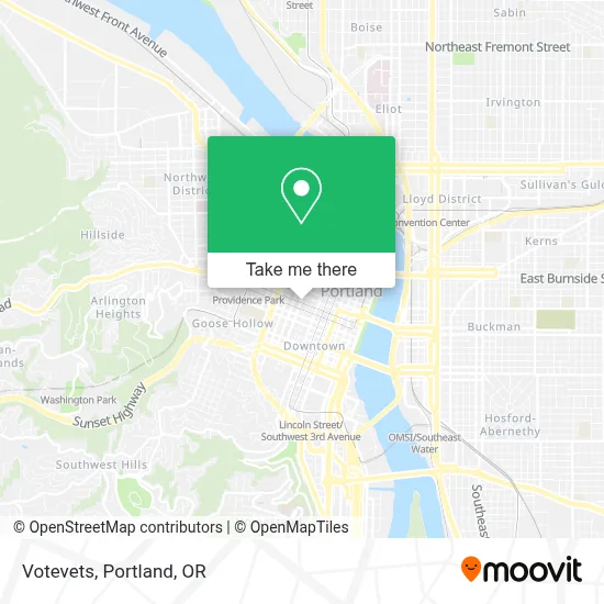 Votevets map
