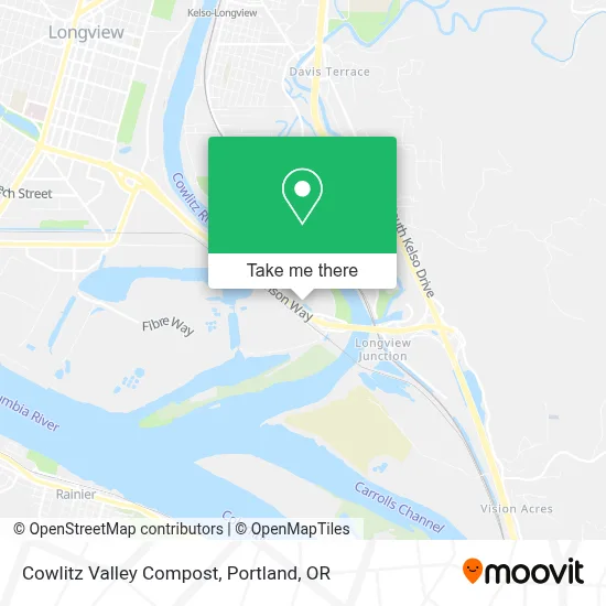 Cowlitz Valley Compost map