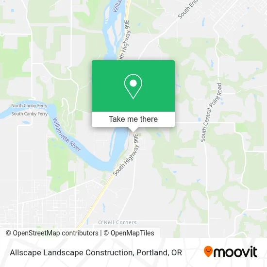 Allscape Landscape Construction map