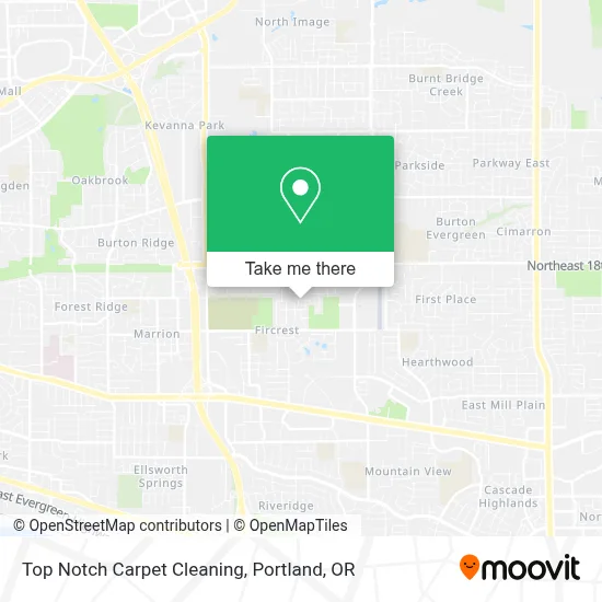 Top Notch Carpet Cleaning map