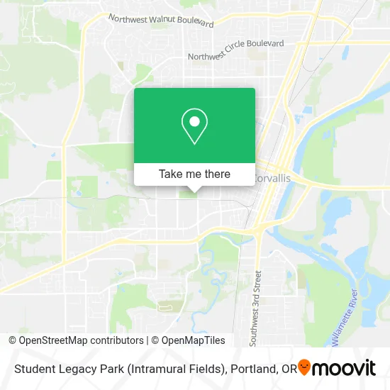 Student Legacy Park (Intramural Fields) map