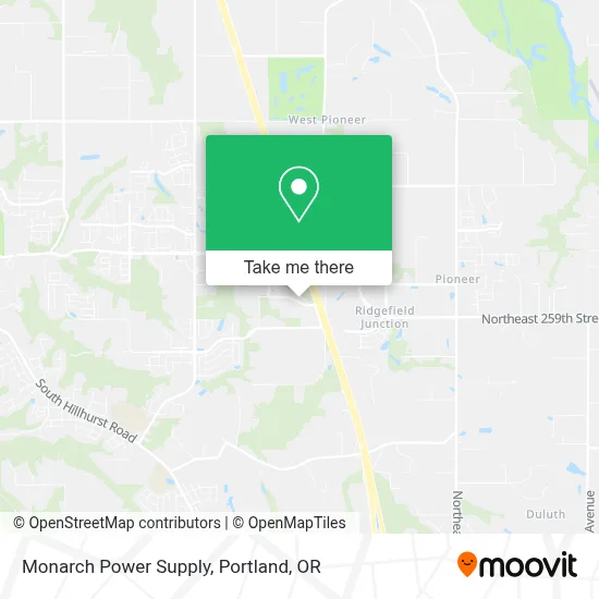 Monarch Power Supply map