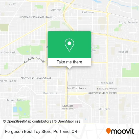 Ferguson Best Toy Store map