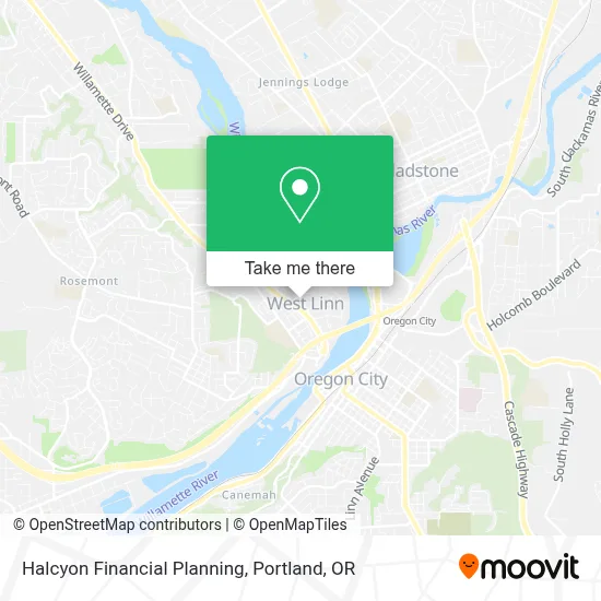 Halcyon Financial Planning map