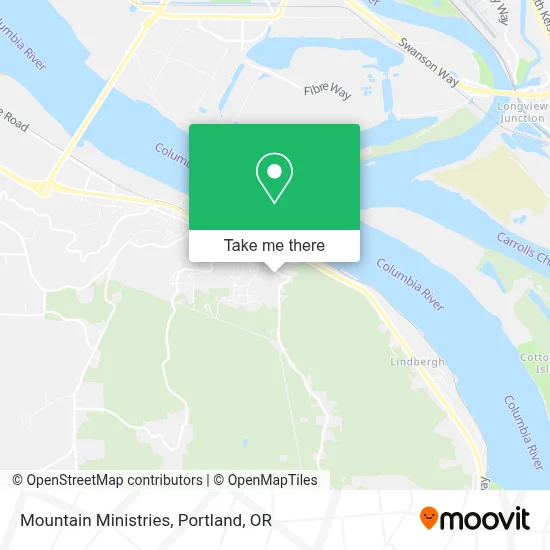 Mountain Ministries map