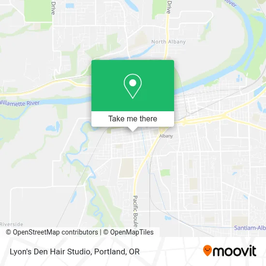 Lyon's Den Hair Studio map