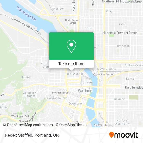 Fedex Staffed map