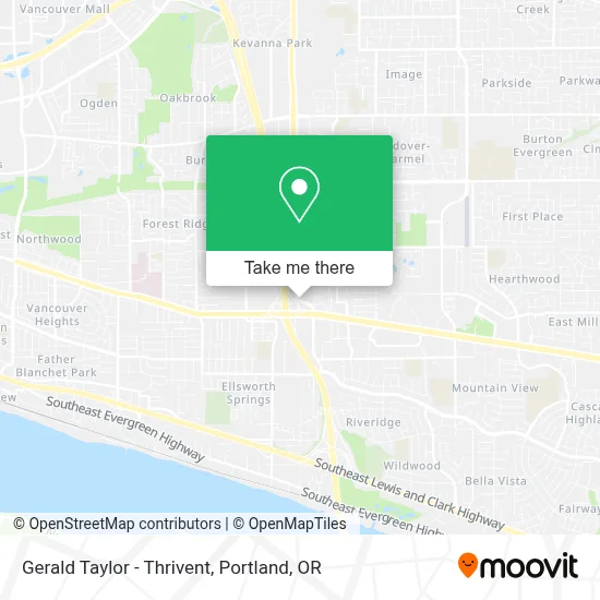Gerald Taylor - Thrivent map